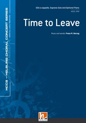 Time to Leave Chor-Einzelausgabe SSA