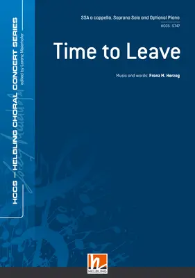 Time to Leave Chor-Einzelausgabe SSA