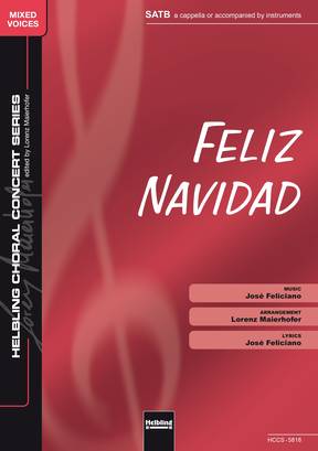 Feliz Navidad Chor-Einzelausgabe SATB