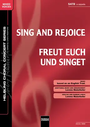 Freut euch und singet Chor-Einzelausgabe SATB