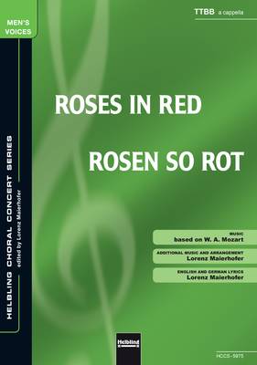 Rosen so rot Chor-Einzelausgabe TTBB