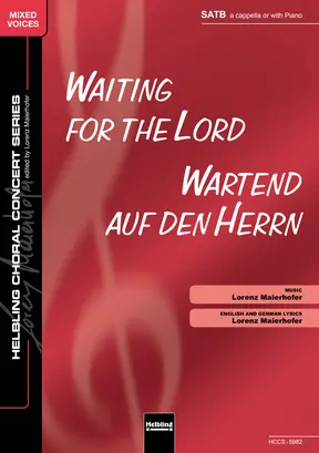 Wartend auf den Herrn Chor-Einzelausgabe SATB