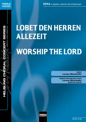 Lobet den Herren allezeit Chor-Einzelausgabe SSAA