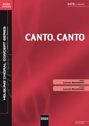 Canto, canto Chor-Einzelausgabe SATB