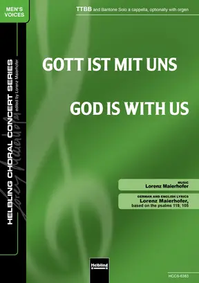 Gott ist mit uns Chor-Einzelausgabe TTBB