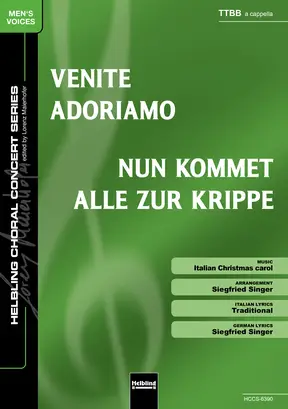 Venite adoriamo Chor-Einzelausgabe TTBB