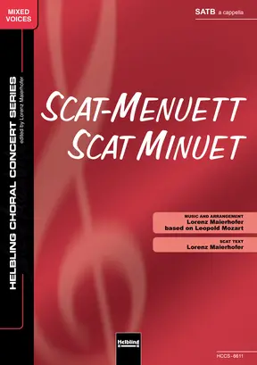 Scat-Menuett Chor-Einzelausgabe SATB