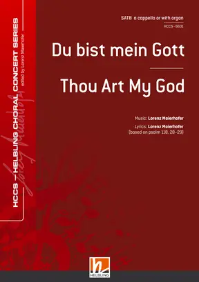 Du bist mein Gott Chor-Einzelausgabe SATB