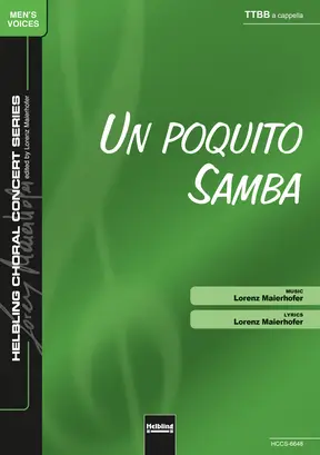 Un poquito Samba Chor-Einzelausgabe TTBB