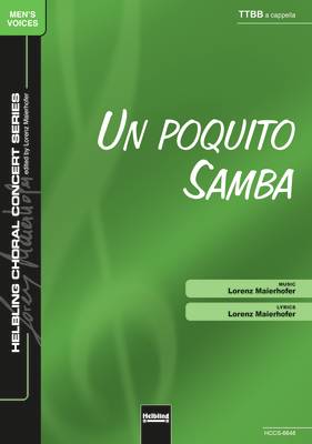 Un poquito Samba Chor-Einzelausgabe TTBB