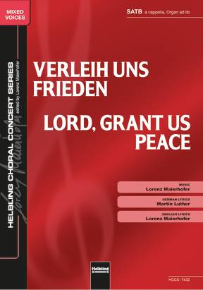 Lord, Grant Us Peace Chor-Einzelausgabe SATB