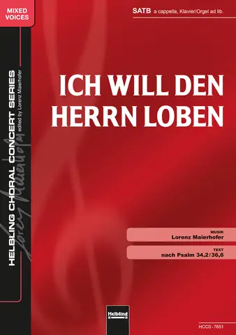 Ich will den Herrn loben