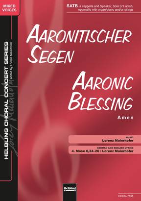 Aaronitischer Segen Chor-Einzelausgabe SATB