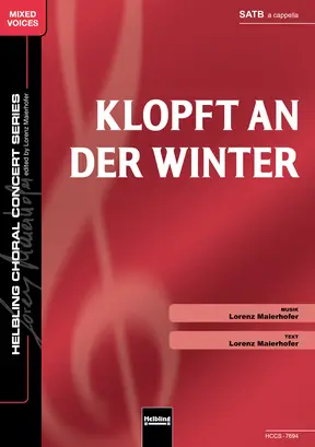 Klopft an der Winter Chor-Einzelausgabe SATB