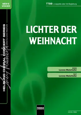 Lichter der Weihnacht Chor-Einzelausgabe TTBB