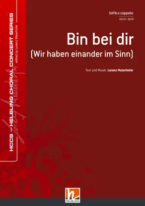 Bin bei dir Chor-Einzelausgabe SATB