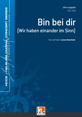 Bin bei dir Chor-Einzelausgabe SAA