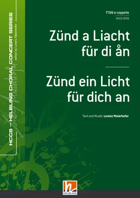 Zünd a Liacht für di ån Chor-Einzelausgabe TTBB