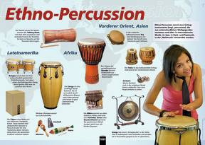 Poster Sekundarstufe: Ethno-Percussion