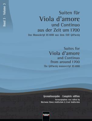 Suiten für Viola d'amore und Continuo aus der Zeit um 1700 - Band 3 Sammlung