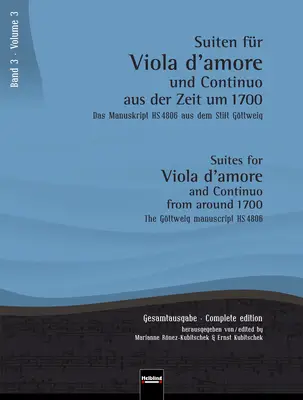 Suiten für Viola d'amore und Continuo aus der Zeit um 1700 - Band 3 Sammlung