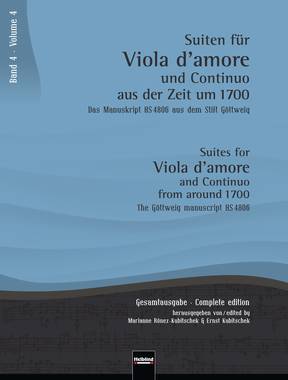 Suiten für Viola d'Amore und Continuo aus der Zeit um 1700 - Band 4 Sammlung