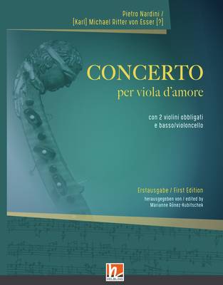 Concerto per viola d'amore Partitur und Stimmen
