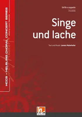 Singe und lache Chor-Einzelausgabe SATB