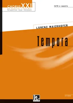 Tempora Chor-Einzelausgabe SATB