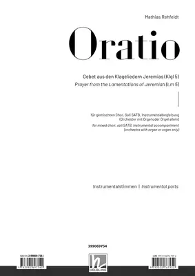 Oratio Instrumentalstimmen