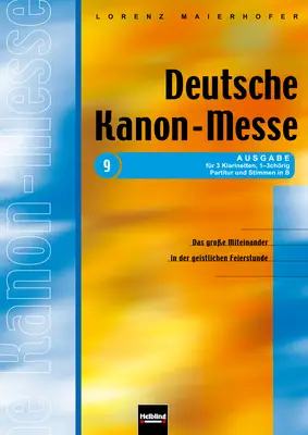 Deutsche Kanon-Messe (Klarinetten) Instrumentalstimmen