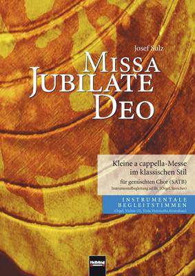 Missa Jubilate Deo Instrumentalstimmen