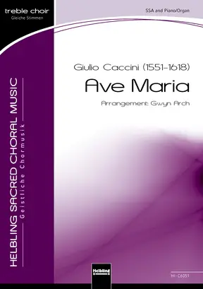 Ave Maria Chor-Einzelausgabe SSA