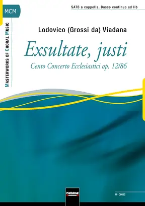 Exsultate, justi Chor-Einzelausgabe SATB