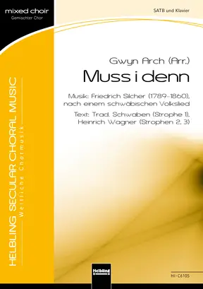 Muss i denn Chor-Einzelausgabe SATB