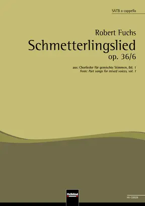 Schmetterlingslied Chor-Einzelausgabe SATB