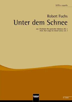 Unter dem Schnee Chor-Einzelausgabe SATB