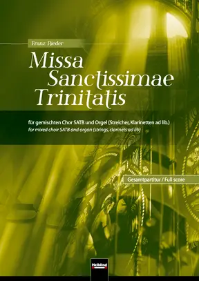 Missa Sanctissimae Trinitatis Gesamtpartitur SATB