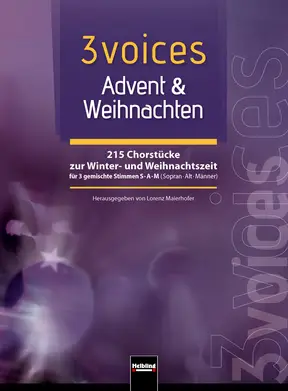 3 voices (Bd. 1) – Advent & Weihnachten Chorbuch SAM