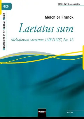 Laetatus sum Chor-Einzelausgabe SATB-SATB