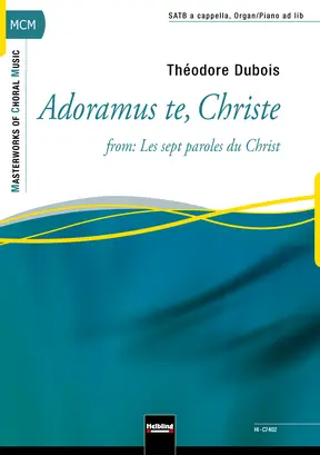 Adoramus te, Christe Chor-Einzelausgabe SATB