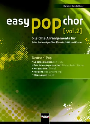 easy pop chor (vol. 2) - Deutsch-Pop Chorsammlung SA/SAM