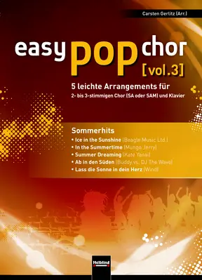 easy pop chor (vol. 3) - Sommerhits Chorsammlung SA/SAM