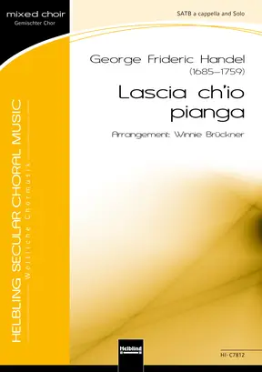 Lascia ch'io pianga Chor-Einzelausgabe SATB