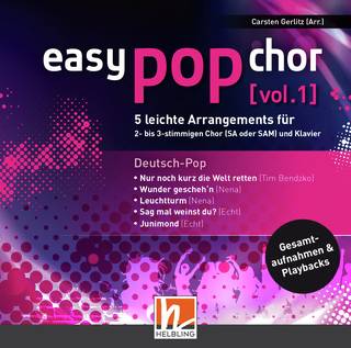 easy pop chor (vol. 1) - Deutsch-Pop Gesamtaufnahmen und Playbacks