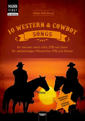 10 Western & Cowboy Songs Chorsammlung TB