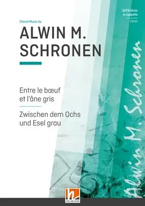 Entre le bœuf et l'âne gris Chor-Einzelausgabe SATB divisi