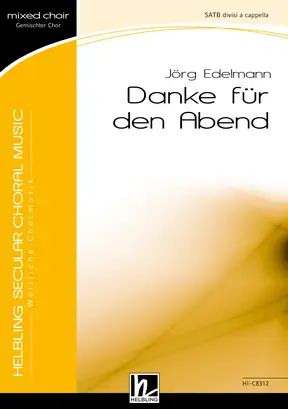 Danke für den Abend Chor-Einzelausgabe SATB divisi