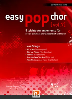 easy pop chor (vol. 7) - Love Songs Chorsammlung SA/SAM