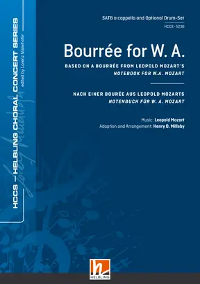 Bourrée for W. A. Chor-Einzelausgabe SSA